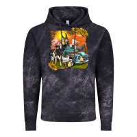 Cloud Black farm truck with farm animals Vintage Hoodie - texasbilliewilder