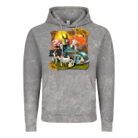 Cloud Rock farm truck with farm animals Vintage Hoodie - texasbilliewilder