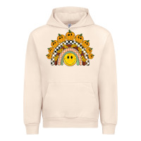 Sandshell fall smiley face groovy rainbow Urban Hoodie - BarkalooDesign