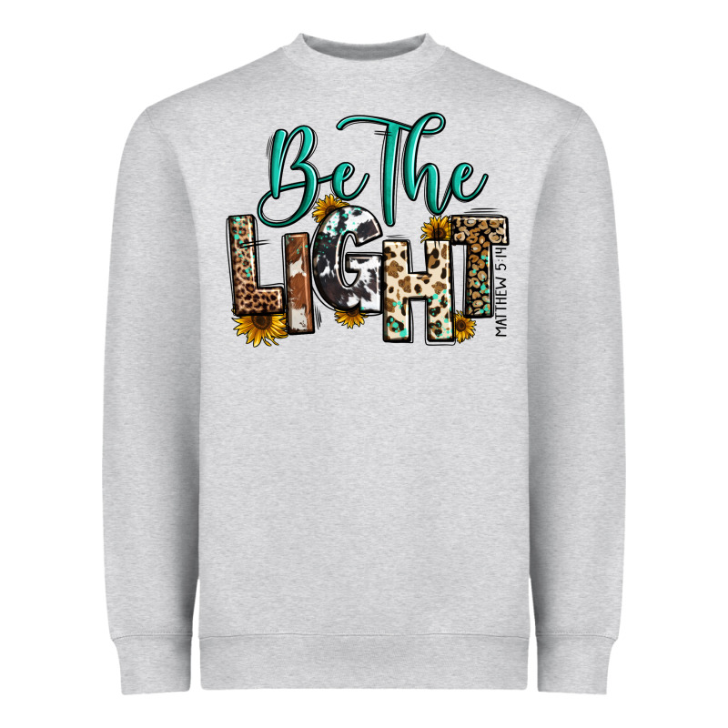 Be The Light Matthew 5 14 Heavyweight Sweatshirt by RanaPortraitStore | Teevron