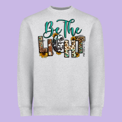 Heavyweight Sweatshirt be the light matthew 5 14
