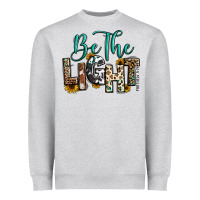 Heather Grey be the light matthew 5 14 Heavyweight Sweatshirt - RanaPortraitStore