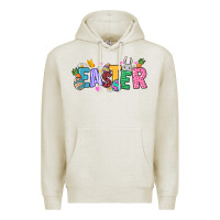 Oatmeal Heather Easter Premium Hoodie - NancyCooperArtShop