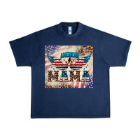 Navy american mama Urban Heavy Tee - BarkalooDesign