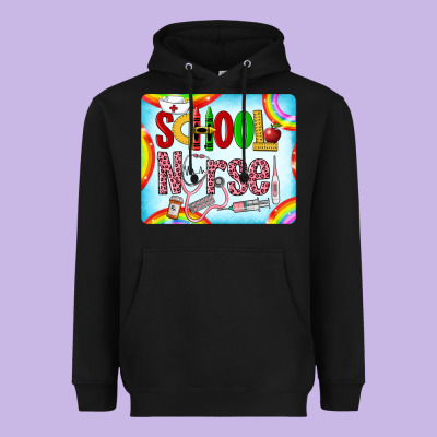 Western School Nurse Heavyweight Hoodie Designed By Lillyallendesigns