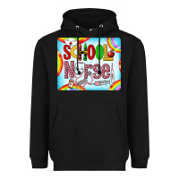 Black Western School Nurse Heavyweight Hoodie - LillyAllenDesigns