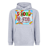 Heather Grey Western School Nurse Heavyweight Hoodie - LillyAllenDesigns