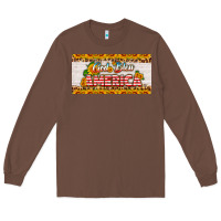 Chestnut god bless america sunflower license plate Long Sleeve Tee - HRA Design Shop