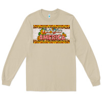 Mushroom god bless america sunflower license plate Long Sleeve Tee - HRA Design Shop