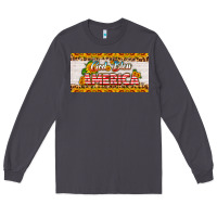 Smoke god bless america sunflower license plate Long Sleeve Tee - HRA Design Shop