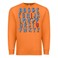 Carrot alphabet autism awareness Premium Sweatshirt - MaliasSmallBusiness