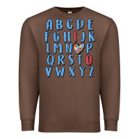 Chestnut alphabet autism awareness Premium Sweatshirt - MaliasSmallBusiness