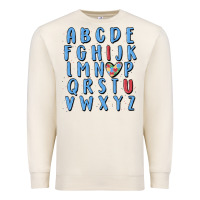Sandshell alphabet autism awareness Premium Sweatshirt - MaliasSmallBusiness