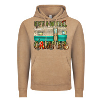 Vintage Coffee fifth wheel camper Vintage Hoodie - texasbilliewilder