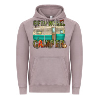 Vintage Zinc fifth wheel camper Vintage Hoodie - texasbilliewilder