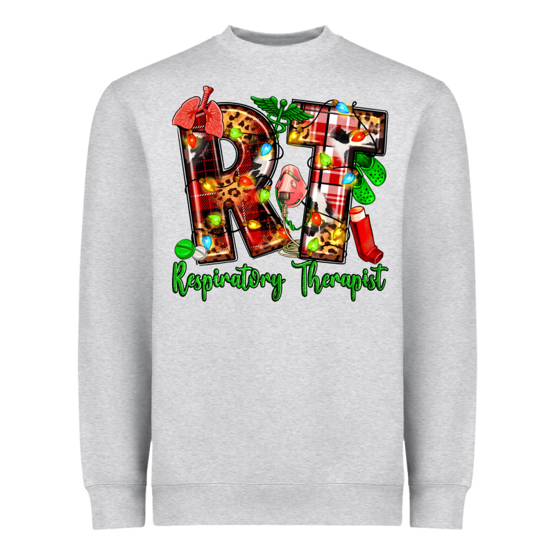 Christmas Respiratory Therapist Heavyweight Sweatshirt by Zillion Design Studio | Teevron