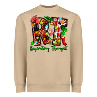 Mushroom christmas respiratory therapist Heavyweight Sweatshirt - Zillion Design Studio
