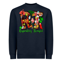 Navy christmas respiratory therapist Heavyweight Sweatshirt - Zillion Design Studio