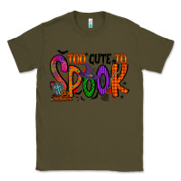 Army Green too cute to spook Classic Tee - RacoonDesign