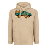 Pumpkin Farm Truck No Background Heavyweight Hoodie | Teevron