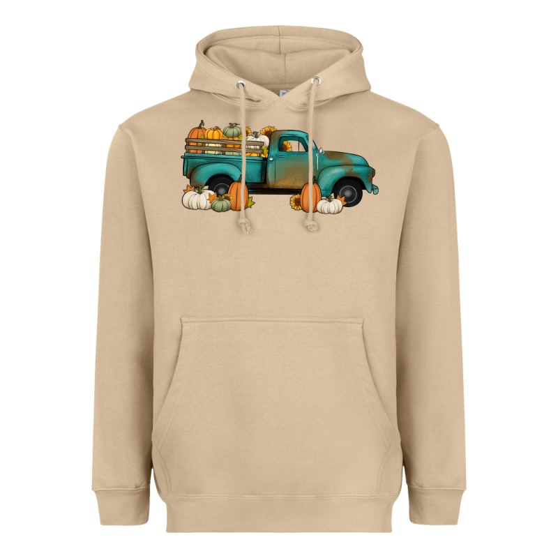 Pumpkin Farm Truck No Background Heavyweight Hoodie by Jasminsmagicworld | Teevron