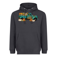 Smoke pumpkin farm truck no background Heavyweight Hoodie - Jasminsmagicworld