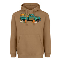 Toasted Coconut pumpkin farm truck no background Heavyweight Hoodie - Jasminsmagicworld