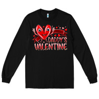 Black daddy is valentine Long Sleeve Tee - RacoonDesign