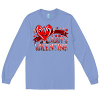 Colony Blue daddy is valentine Long Sleeve Tee - RacoonDesign
