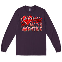 Plum daddy is valentine Long Sleeve Tee - RacoonDesign