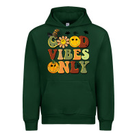 Forest Green halloween good vibes only Urban Hoodie - BarkalooDesign
