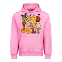Fuchsia Pink halloween good vibes only Urban Hoodie - BarkalooDesign