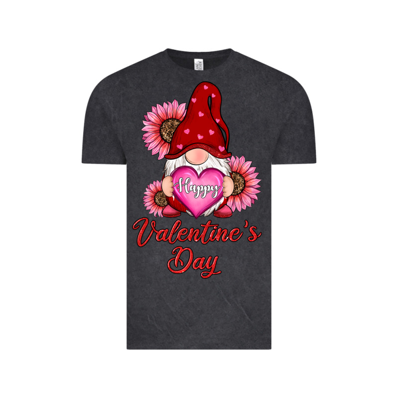 Happy Valentine's Day Gnomes With Sunflower Vintage Tee by RanaPortraitStore | Teevron