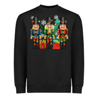 Black christmas natcrackers Heavyweight Sweatshirt - Zillion Design Studio
