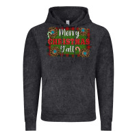 Vintage Black Merry Christmas Y'all Vintage Hoodie - RanaPortraitStore
