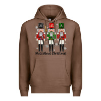 Chestnut Nuts About Christmas Premium Hoodie - MaliasSmallBusiness