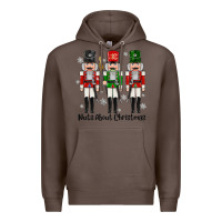 Coffee Nuts About Christmas Premium Hoodie - MaliasSmallBusiness