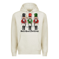 Oatmeal Heather Nuts About Christmas Premium Hoodie - MaliasSmallBusiness