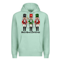 Seafoam Nuts About Christmas Premium Hoodie - MaliasSmallBusiness