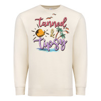 Sandshell tanned and tipsy Premium Sweatshirt - MaliasSmallBusiness