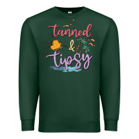 Sports Green tanned and tipsy Premium Sweatshirt - MaliasSmallBusiness