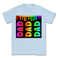 Dusty Blue lgbt dad tumbler Classic Tee - HRA Design Shop