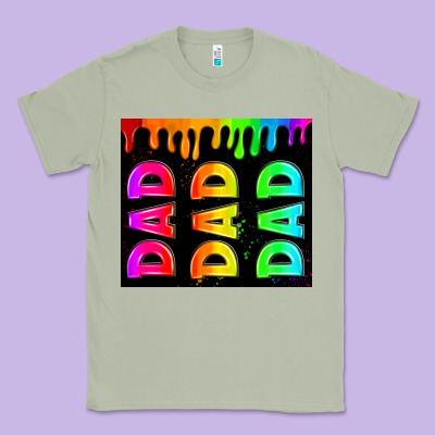 Lgbt Dad Tumbler Classic Tee Designed By Hra Design Shop