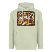 Matcha cowhide sunflowers candy canes Heavyweight Hoodie - Jasminsmagicworld