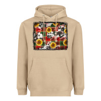 Mushroom cowhide sunflowers candy canes Heavyweight Hoodie - Jasminsmagicworld