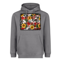 Storm cowhide sunflowers candy canes Heavyweight Hoodie - Jasminsmagicworld
