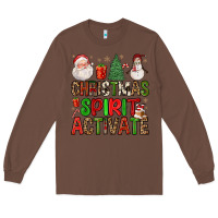 Chestnut christmas spirit activate Long Sleeve Tee - FaDigitalArtStudio