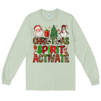 Matcha christmas spirit activate Long Sleeve Tee - FaDigitalArtStudio