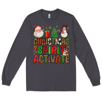 Smoke christmas spirit activate Long Sleeve Tee - FaDigitalArtStudio