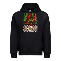 Black dead inside but jolly af Urban Hoodie - BarkalooDesign